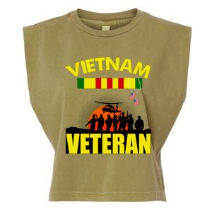 Vietnam Veterans Grumpy Old Vietnam Veteran Garment-Dyed Women's Muscle Tee