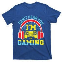 Vintage Video Gamer Can't Hear You I'm Gaming Funny Games Gift T-Shirt