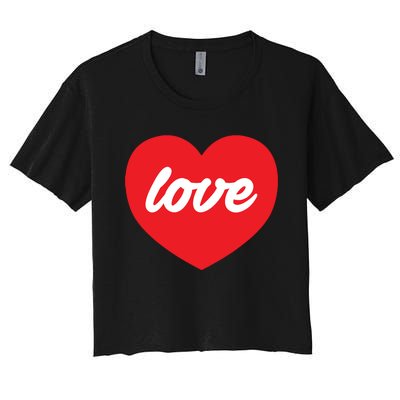 Valentines Valentines Gifts Women's Crop Top Tee