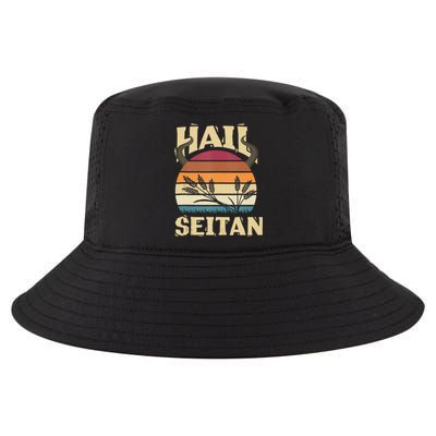 Vaganism Vegetarian Hail Seitan Joke Cool Comfort Performance Bucket Hat