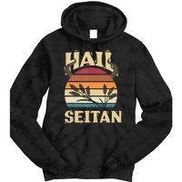 Vaganism Vegetarian Hail Seitan Joke Tie Dye Hoodie