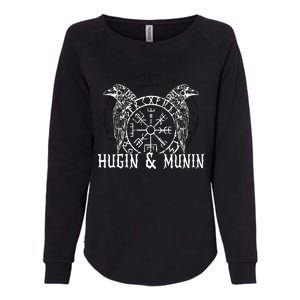 Viking Vanheimr Hugin & Munin Odin Womens California Wash Sweatshirt