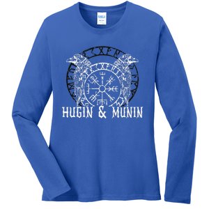 Viking Vanheimr Hugin & Munin Odin Ladies Long Sleeve Shirt