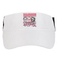 Valentine Vibes Horror Characters Funny Scary Valentine's Day Adult Drive Performance Visor