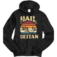 Vaganism Vegetarian Hail Seitan Joke Tie Dye Hoodie