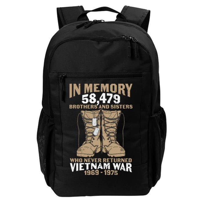 Vietnam Veteran In Memory The War Vietnam Gift Daily Commute Backpack