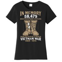 Vietnam Veteran In Memory The War Vietnam Gift Women's T-Shirt