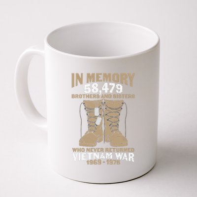 Vietnam Veteran In Memory The War Vietnam Gift Coffee Mug