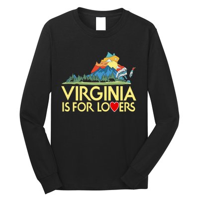 Vintage Virginia Is For The Lovers Long Sleeve Shirt