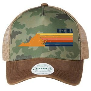 Retro Vintage Virginia Legacy Tie Dye Trucker Hat