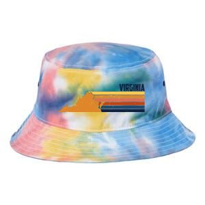 Retro Vintage Virginia Tie Dye Newport Bucket Hat