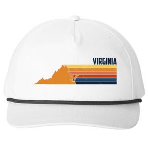 Retro Vintage Virginia Snapback Five-Panel Rope Hat