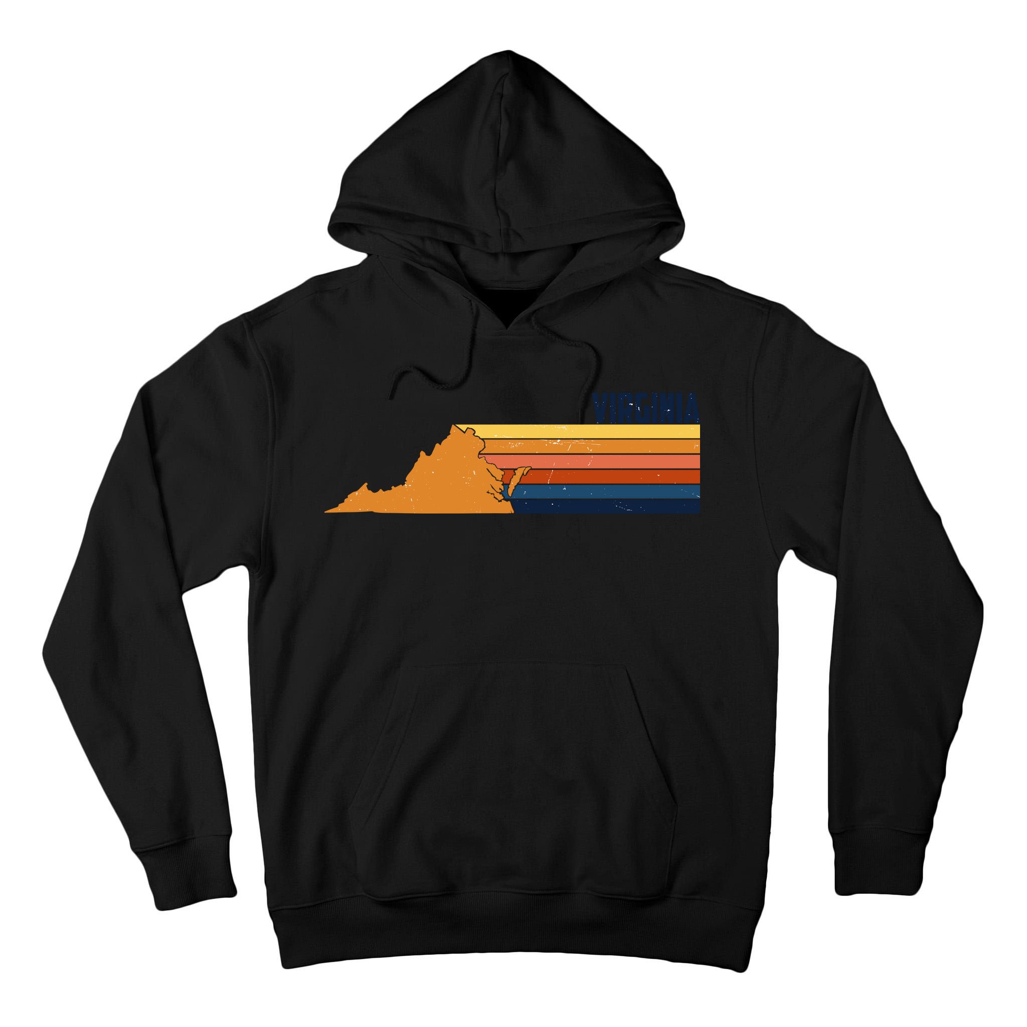 Retro Vintage Virginia Tall Hoodie