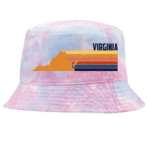 Retro Vintage Virginia Tie-Dyed Bucket Hat