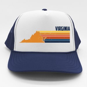 Retro Vintage Virginia Trucker Hat