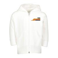 Retro Vintage Virginia Toddler Zip Fleece Hoodie