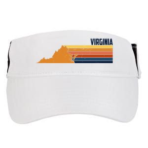 Retro Vintage Virginia Adult Drive Performance Visor