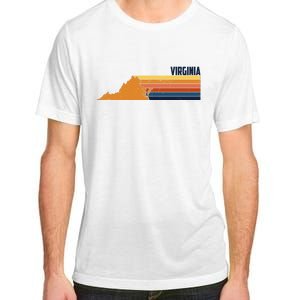 Retro Vintage Virginia Adult ChromaSoft Performance T-Shirt