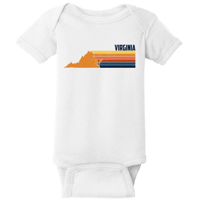 Retro Vintage Virginia Baby Bodysuit