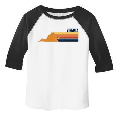 Retro Vintage Virginia Toddler Fine Jersey T-Shirt