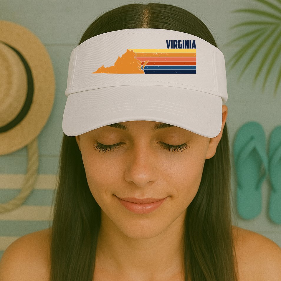 Retro Vintage Virginia Visor