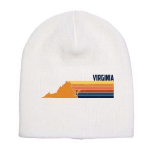 Retro Vintage Virginia Short Acrylic Beanie