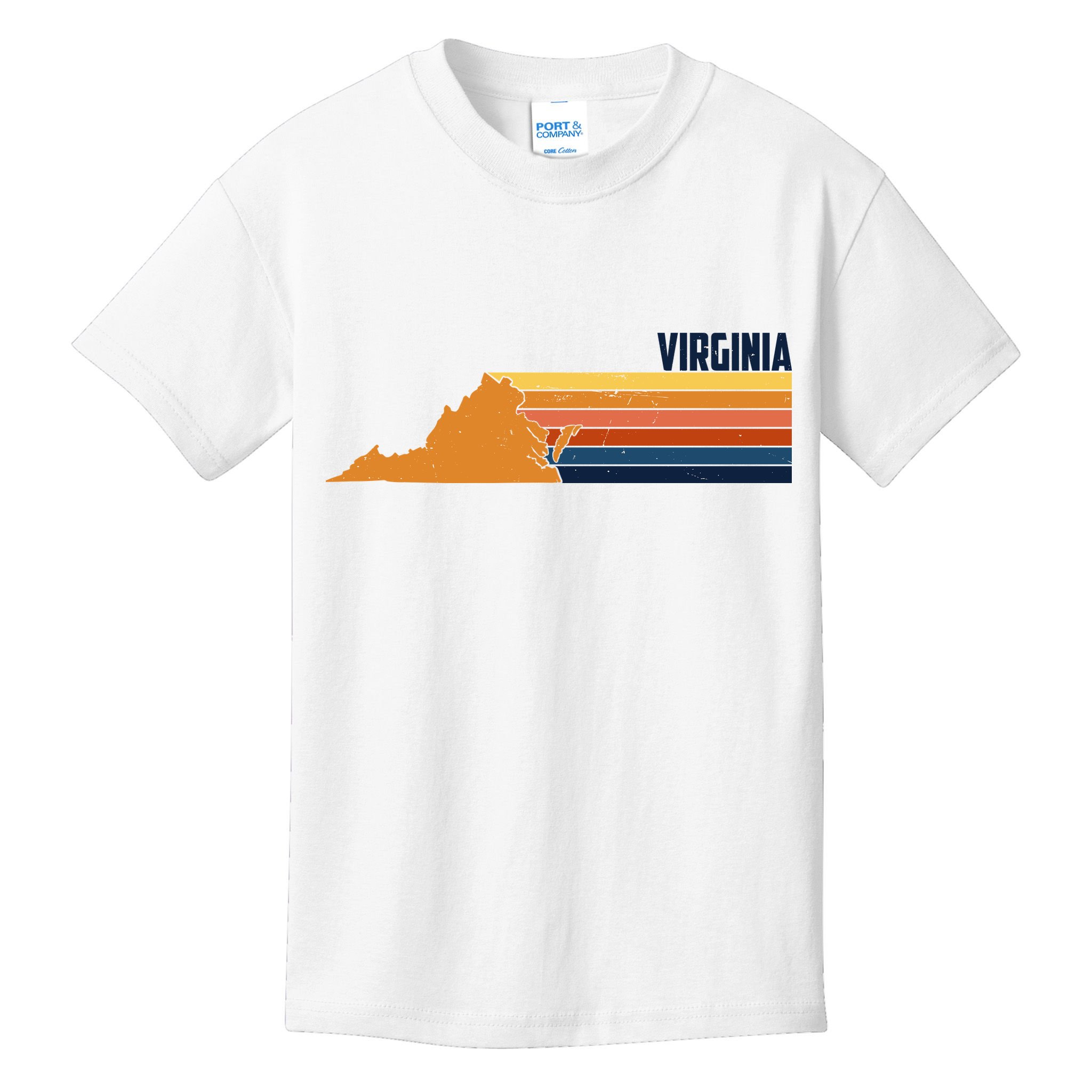 Retro Vintage Virginia Kids T-Shirt