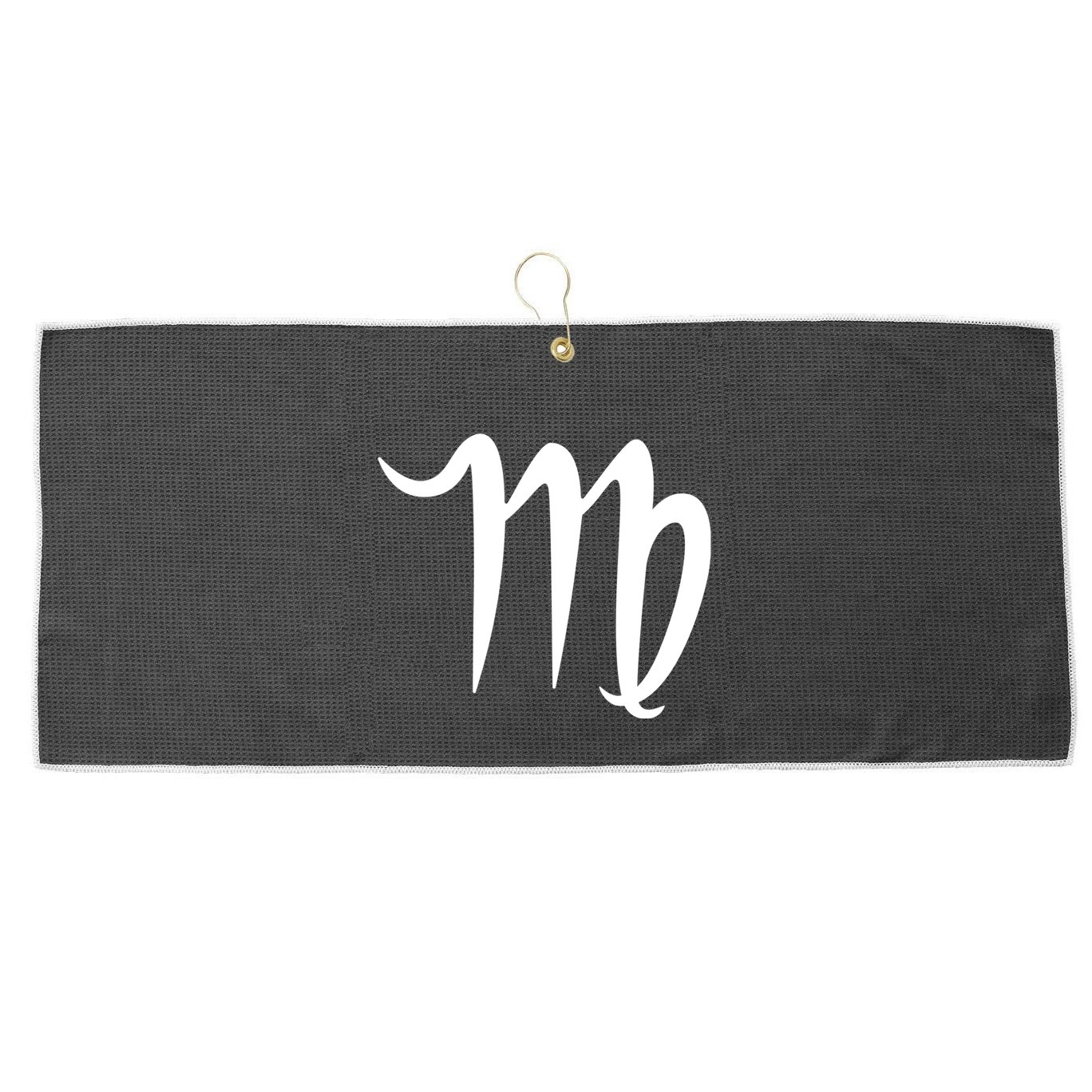 Virgo Large Microfiber Waffle Golf Towel
