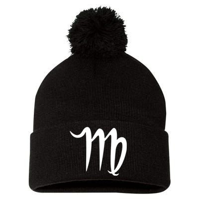 Virgo Pom Pom 12in Knit Beanie