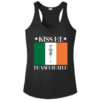 Vaccinated Vaccination Irish Gift I Fun Paddys Day Cool Gift Ladies PosiCharge Competitor Racerback Tank