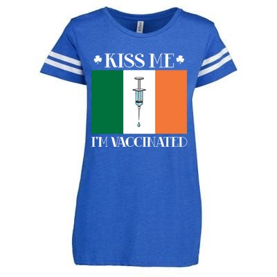 Vaccinated Vaccination Irish Gift I Fun Paddys Day Cool Gift Enza Ladies Jersey Football T-Shirt