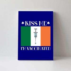 Vaccinated Vaccination Irish Gift I Me I Am Vaccinated Gift Canvas