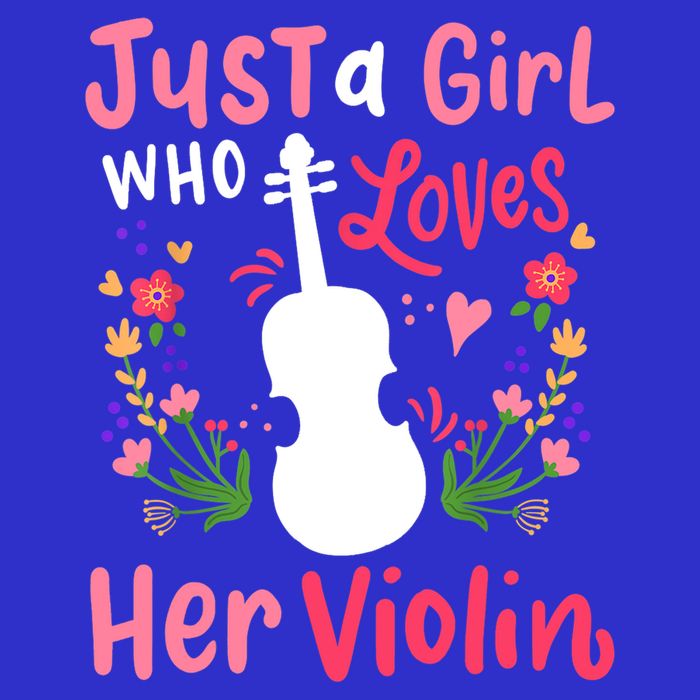Violin Violinist Just A Girl Who Loves Her Violin Cool Gift Zip Tote Bag
