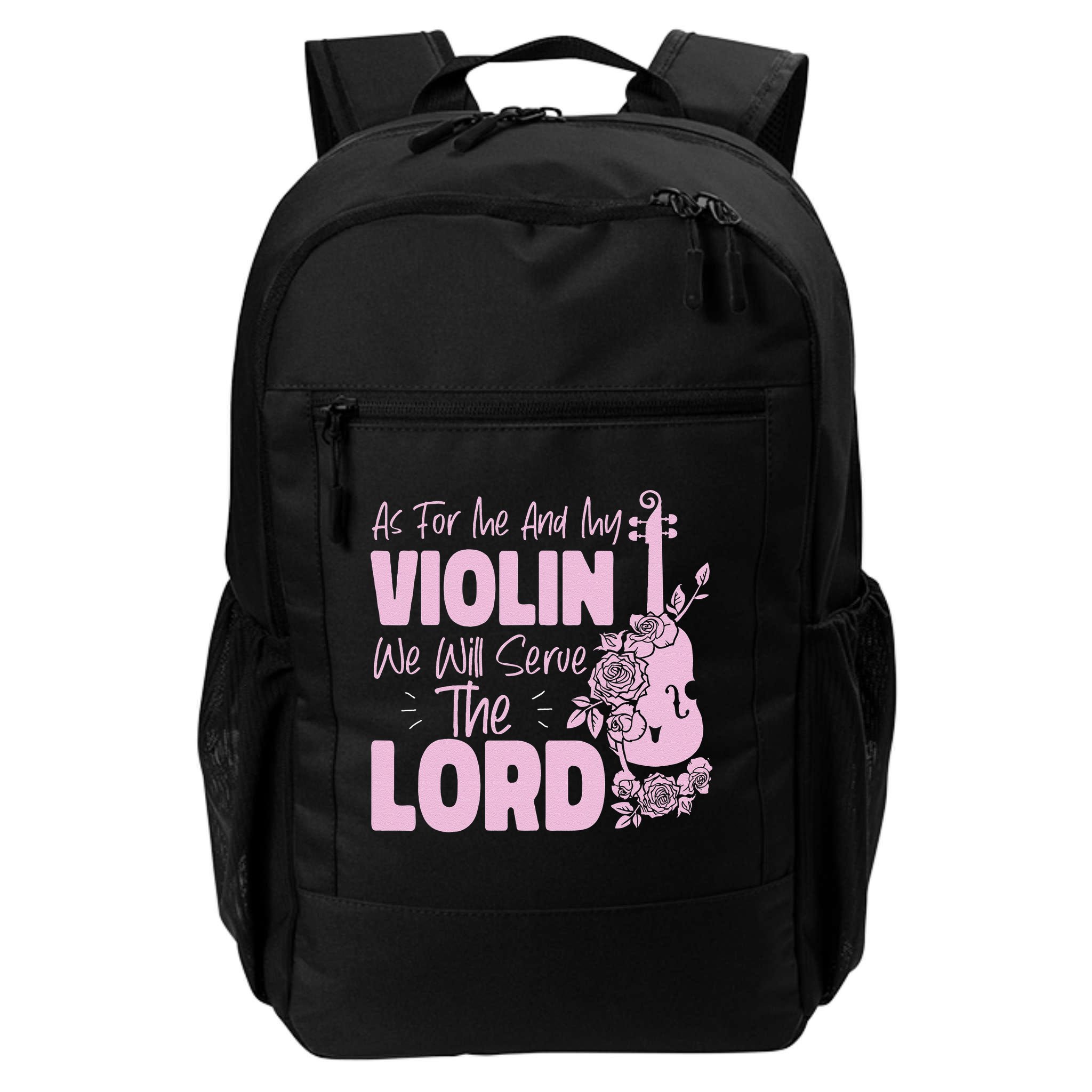 Violin Violinist Jesus Faith Christian As For Me And My Backpack