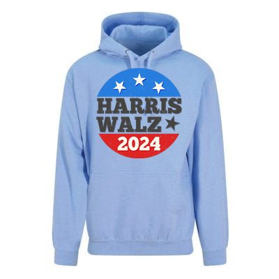 Vintage Vote Kamala Harris Tim Walz 2024 Election Emblem Unisex Surf Hoodie