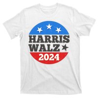 Vintage Vote Kamala Harris Tim Walz 2024 Election Emblem T-Shirt