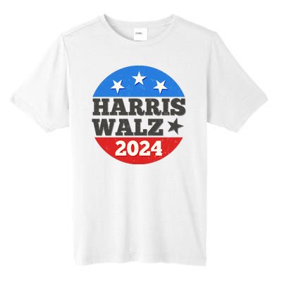 Vintage Vote Kamala Harris Tim Walz 2024 Election Emblem Tall Fusion ChromaSoft Performance T-Shirt