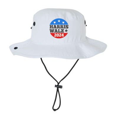 Vintage Vote Kamala Harris Tim Walz 2024 Election Emblem Legacy Cool Fit Booney Bucket Hat