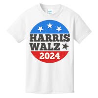 Vintage Vote Kamala Harris Tim Walz 2024 Election Emblem Kids T-Shirt