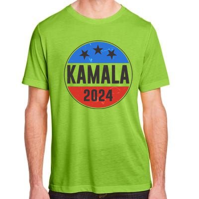 Vintage Vote Kamala 2024 Election Emblem Adult ChromaSoft Performance T-Shirt