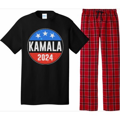 Vintage Vote Kamala 2024 Election Emblem Pajama Set