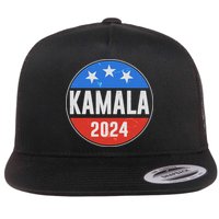 Vintage Vote Kamala 2024 Election Emblem Flatbill Hat