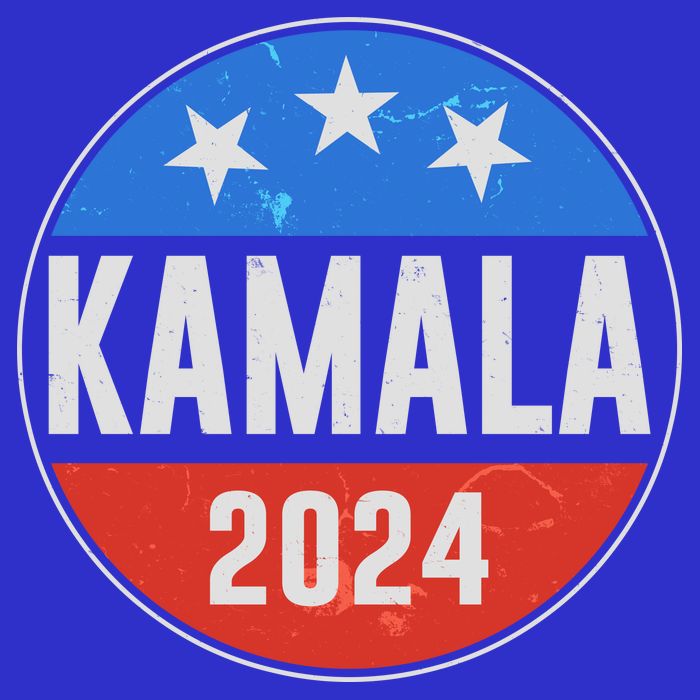 Vintage Vote Kamala 2024 Election Emblem Hoodie
