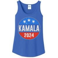 Vintage Vote Kamala 2024 Election Emblem Ladies Essential Tank