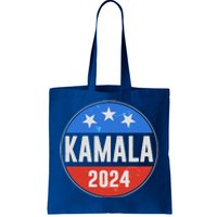 Vintage Vote Kamala 2024 Election Emblem Tote Bag