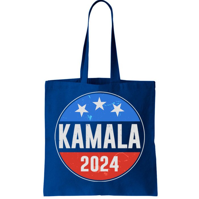 Vintage Vote Kamala 2024 Election Emblem Tote Bag