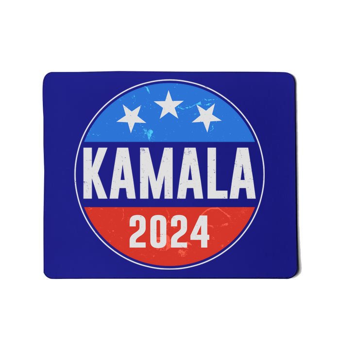 Vintage Vote Kamala 2024 Election Emblem Mousepad