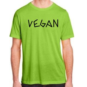 Vegan Veggie Lover Vegetarian Plant Powered Veganism No Meat Gift Adult ChromaSoft Performance T-Shirt