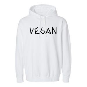 Vegan Veggie Lover Vegetarian Plant Powered Veganism No Meat Gift Garment-Dyed Fleece Hoodie