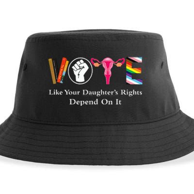 Vintage Vote Like Your Granddaughters Rights Depend On It Sustainable Bucket Hat